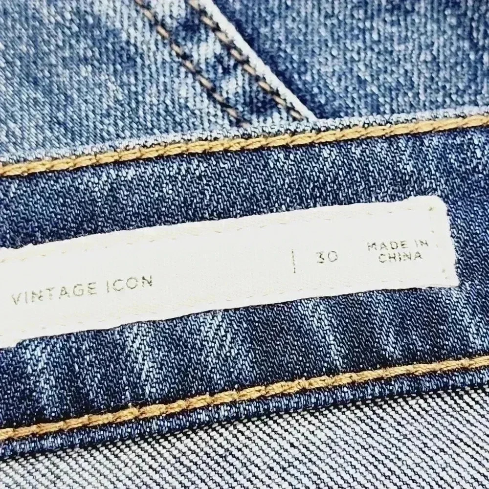 Pacsun Vintage Icon Raw hem High Rise Women's Jeans 30 - Picture 6 of 8